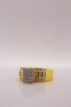 Luxury Two-Tone Diamond Cluster Statement Ring