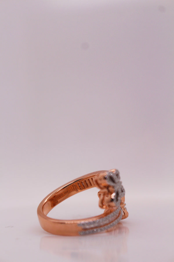 Rose Gold Butterfly Ring