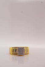 Luxury Two-Tone Diamond Cluster Statement Ring