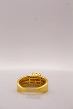 Luxury Two-Tone Diamond Cluster Statement Ring