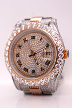 Majestic Aura Diamond Watch – Gold & Silver