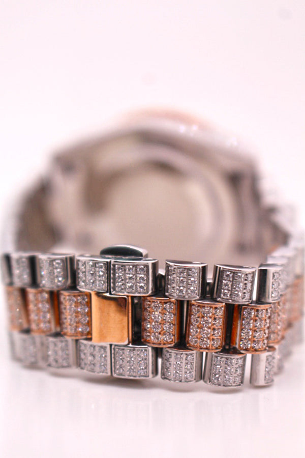 Imperial Ice Diamond Watch – Gold & Silver