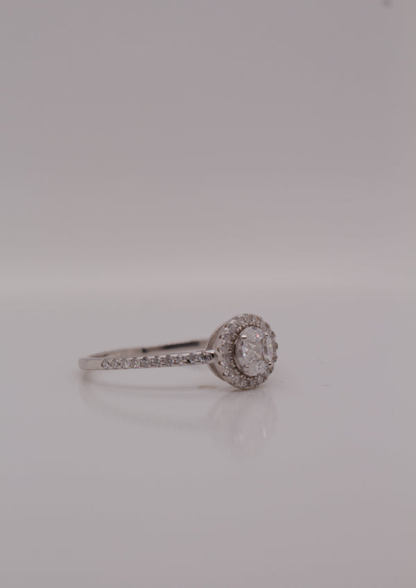 silver clover ring