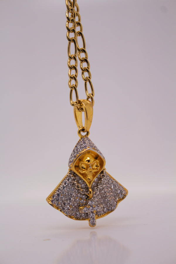 ICED OUT GRIM REAPER PENDANT