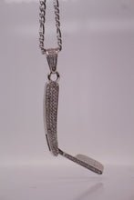 ICED OUT RAZOR PENDANT NECKLACE