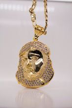 ICED OUT JESUS PENDANT NECKLACE