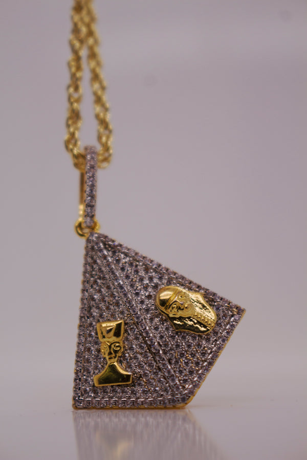 ICED OUT EGYPTIAN ROYALTY PENDANT