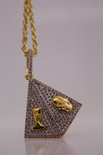 ICED OUT EGYPTIAN ROYALTY PENDANT