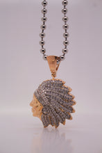ICED OUT CHIEF PENDANT NECKLACE