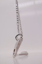 ICED OUT RAZOR PENDANT NECKLACE