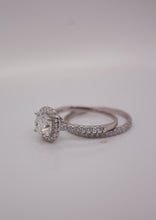 Classic Halo Engagement Ring Set