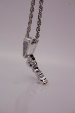 ICED WING ANGEL PENDANT NECKLACE