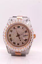 Majestic Aura Diamond Watch – Gold & Silver