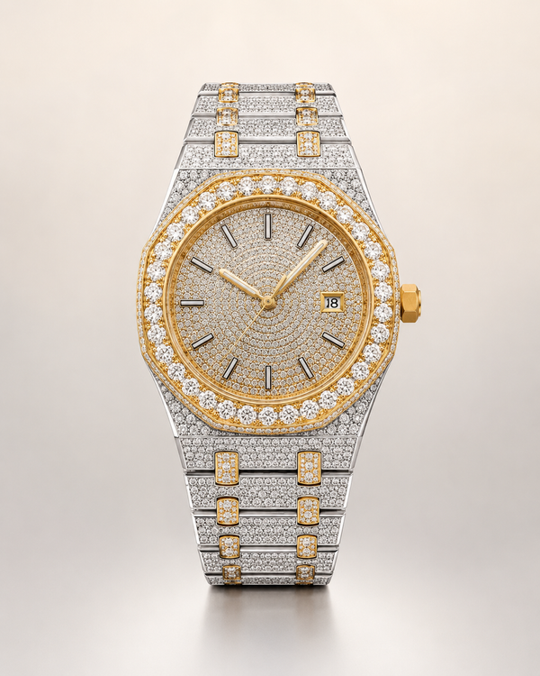 Audemars Piguet Moissanite Iced-Out Luxury Watch