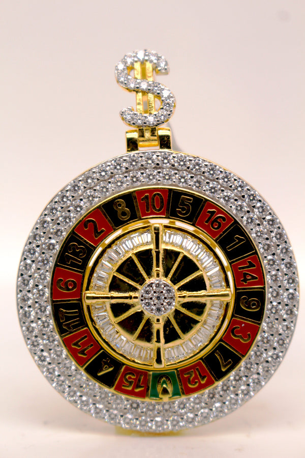 High Roller Roulette Wheel Pendant