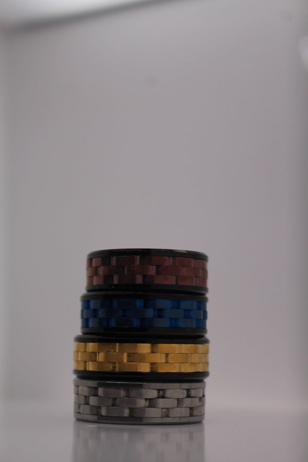The Woven Texture Statement Ring Collection