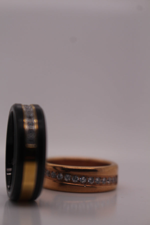 The Pave Channel Rings