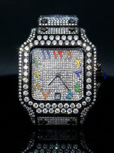 Cartier-Style Moissanite Iced-Out Luxury Watch