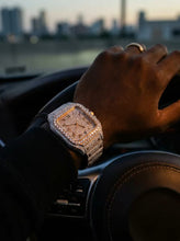 Cartier-Style Moissanite Iced-Out Luxury Watch