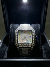 Cartier-Style Moissanite Iced-Out Luxury Watch