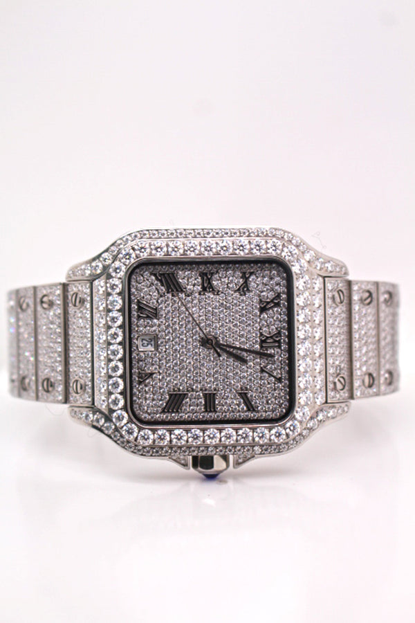 Glacier Royale Diamond Watch – Silver