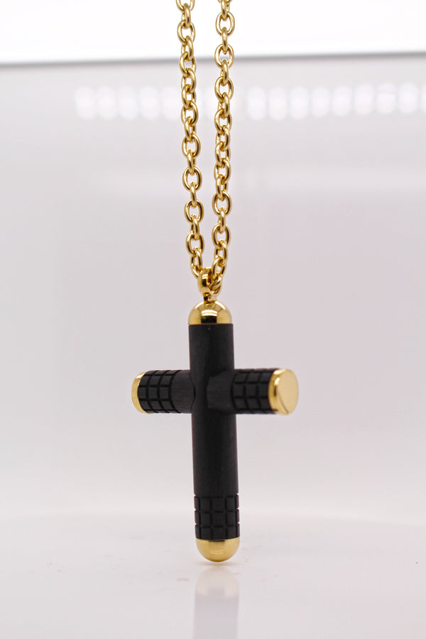 The Modern Black & Gold Cross