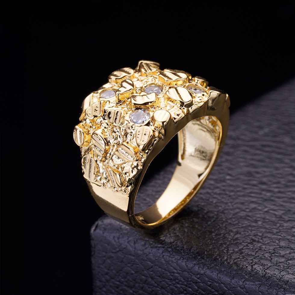 925 MOISSANITE RHODIUM ICED OUT RING | SMRR7001