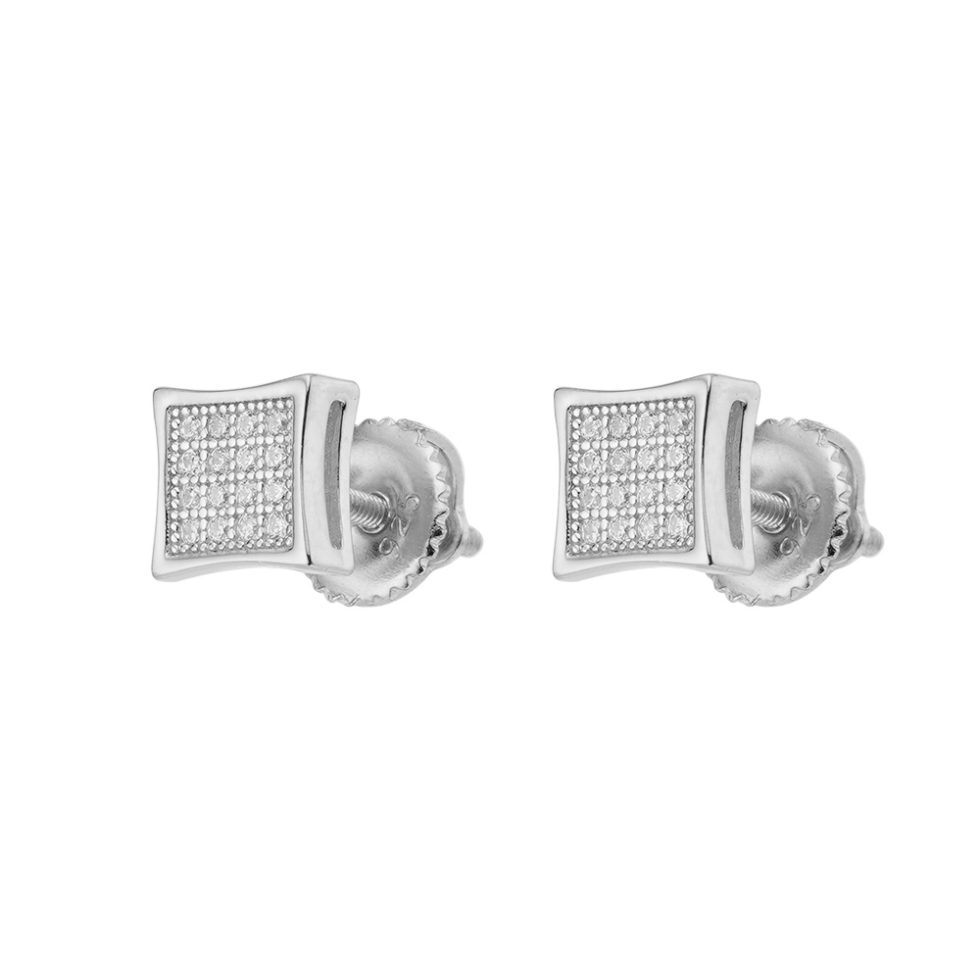 MOISSANITE ICED OUT EARRING | SME7005
