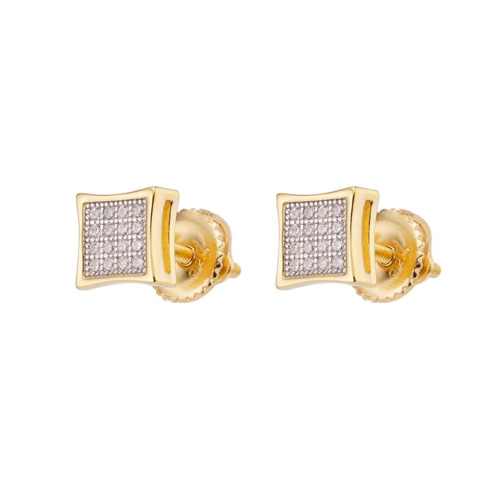 MOISSANITE ICED OUT EARRING | SME7005