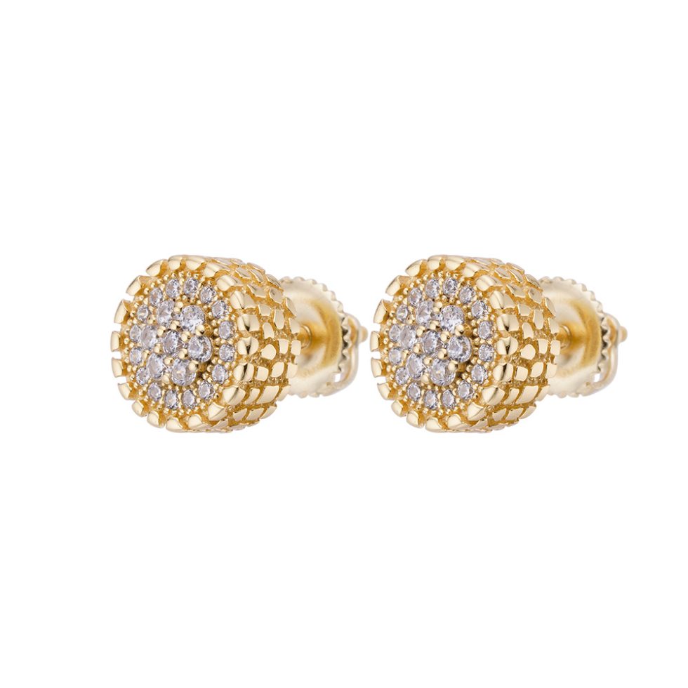 MOISSANITE ICED OUT EARRING | SMZE2036