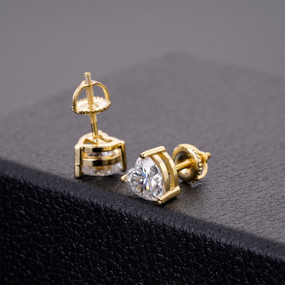 MOISSANITE ICED OUT EARRING | SME7048