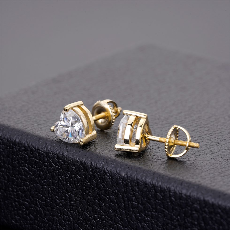 MOISSANITE ICED OUT EARRING | SME7048