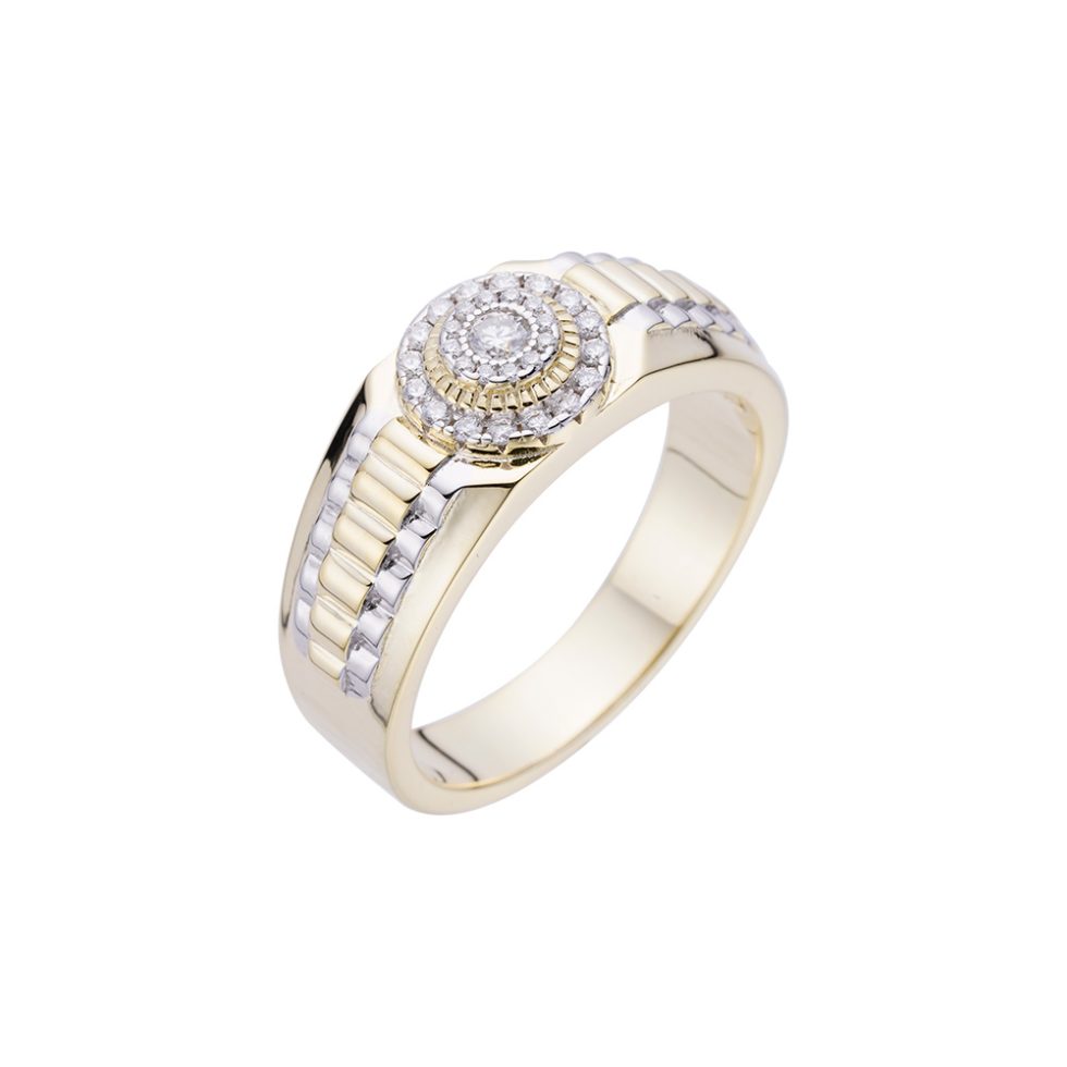 925 MOISSANITE RHODIUM ICED OUT RING | SMRR7007
