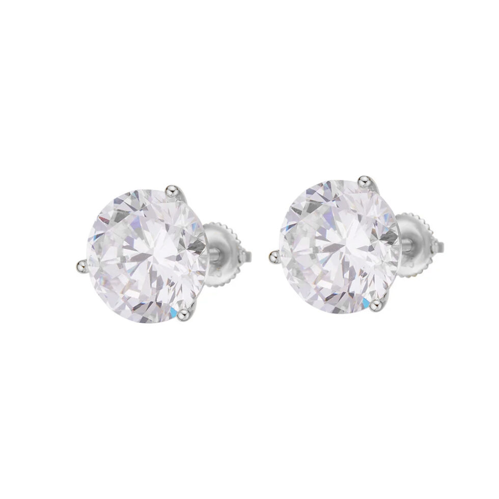 MOISSANITE ICED OUT EARRING | SME7036