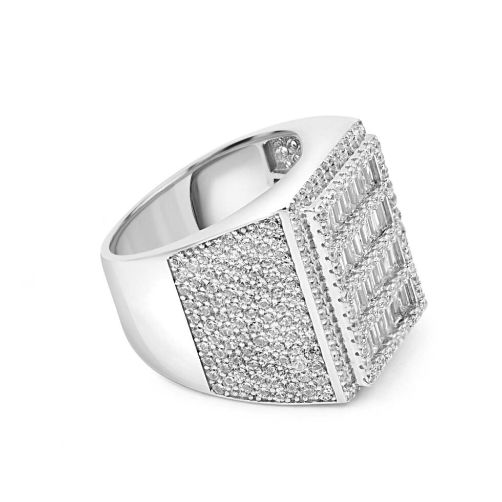 SILVER CZ RING | SSMR0009