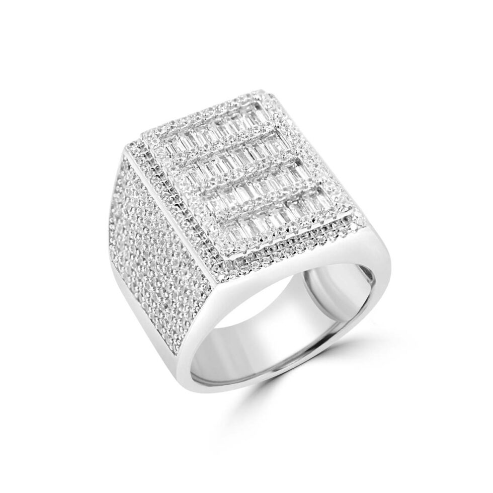 SILVER CZ RING | SSMR0009